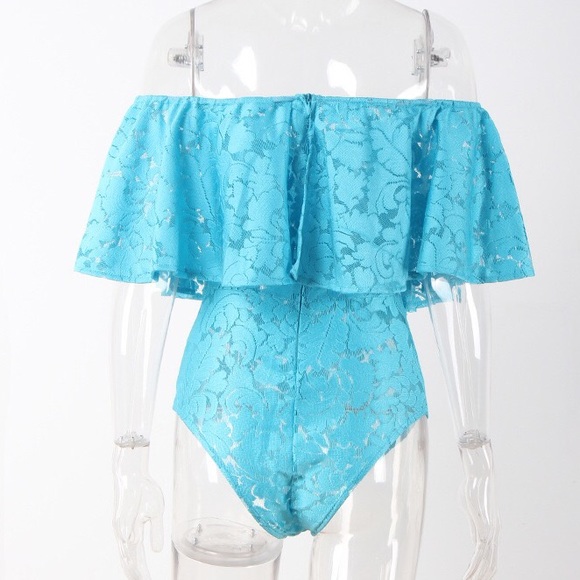 💥HP💥 Sexy Off Shoulder Lace Jumpsuit or Bodysuit - Picture 3 of 5